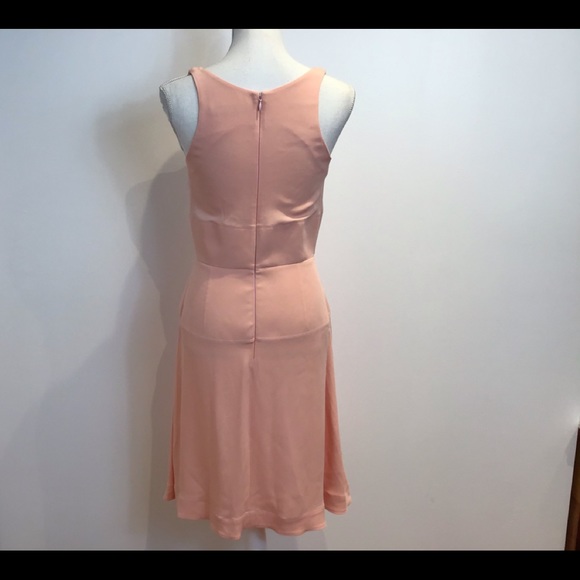 BALENCIAGA PARIS NWT A LINE DRESS NUDE PEACH SZ 6 - Picture 4 of 9